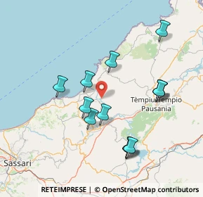 Mappa Via San Leonardo, 07030 Viddalba SS (15.72923)