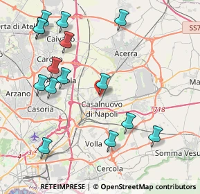 Mappa Vicolo S. Giacomo, 80013 Casalnuovo di Napoli NA, Italia (5.15133)