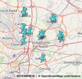 Mappa Vicolo S. Giacomo, 80013 Casalnuovo di Napoli NA, Italia (3.65615)