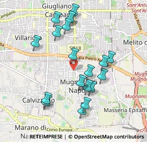 Mappa Via Enrico de Nicola, 80018 Mugnano di Napoli NA, Italia (1.0055)