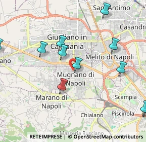 Mappa Via Enrico de Nicola, 80018 Mugnano di Napoli NA, Italia (2.60273)