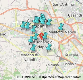 Mappa Via Enrico de Nicola, 80018 Mugnano di Napoli NA, Italia (1.44467)