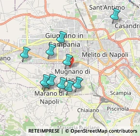 Mappa Via Enrico de Nicola, 80018 Mugnano di Napoli NA, Italia (1.85364)