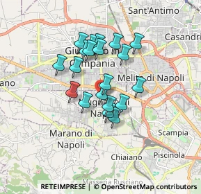 Mappa Via Enrico de Nicola, 80018 Mugnano di Napoli NA, Italia (1.404)