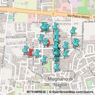 Mappa Via Enrico de Nicola, 80018 Mugnano di Napoli NA, Italia (0.17931)