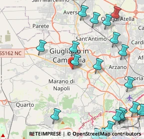 Mappa Via Enrico de Nicola, 80018 Mugnano di Napoli NA, Italia (6.4065)