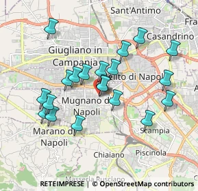 Mappa Mugnano, 80018 Mugnano di Napoli NA, Italia (1.8395)