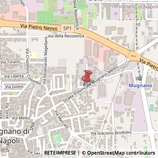 Mappa Strada Provinciale Mugnano - Melito,  96, 80018 Mugnano di Napoli, Napoli (Campania)