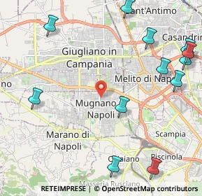 Mappa 80019 Casandrino NA, Italia (3.11167)