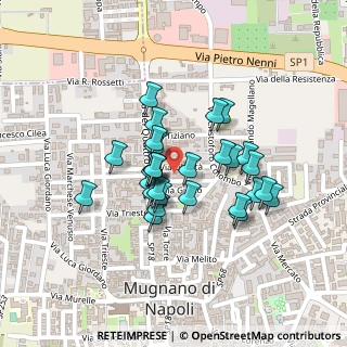 Mappa Via Libertà, 80018 Mugnano di Napoli NA, Italia (0.17241)