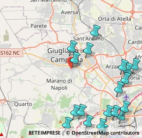 Mappa Via Libertà, 80018 Mugnano di Napoli NA, Italia (6.2515)
