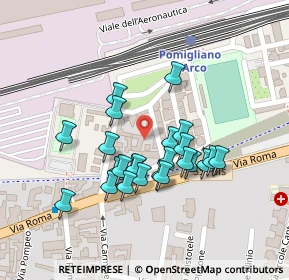 Mappa Via Aquila, 80038 Pomigliano d'Arco NA, Italia (0.10833)