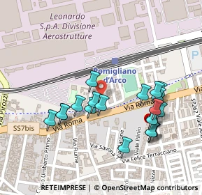 Mappa Via Aquila, 80038 Pomigliano d'Arco NA, Italia (0.251)