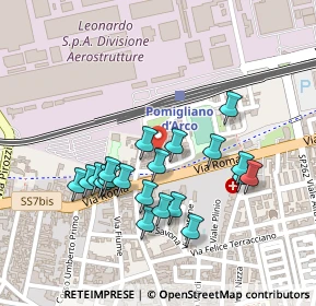 Mappa Via Aquila, 80038 Pomigliano d'Arco NA, Italia (0.2315)