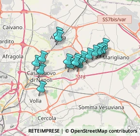 Mappa Via Aquila, 80038 Pomigliano d'Arco NA, Italia (2.62722)