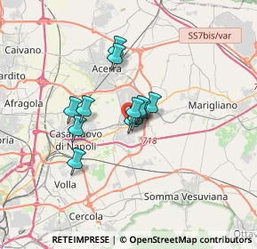 Mappa Via Aquila, 80038 Pomigliano d'Arco NA, Italia (2.25833)