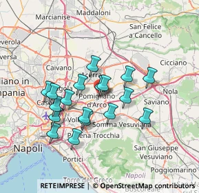 Mappa Via Aquila, 80038 Pomigliano d'Arco NA, Italia (6.42)