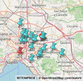 Mappa Via Aquila, 80038 Pomigliano d'Arco NA, Italia (6.53833)