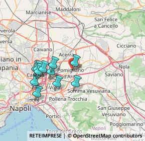 Mappa Via Aquila, 80038 Pomigliano d'Arco NA, Italia (7.00727)