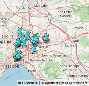 Mappa Via Aquila, 80038 Pomigliano d'Arco NA, Italia (8.834)
