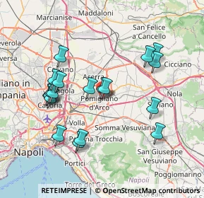 Mappa Via Aquila, 80038 Pomigliano d'Arco NA, Italia (7.92842)