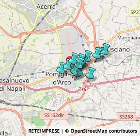 Mappa Via Aquila, 80038 Pomigliano d'Arco NA, Italia (0.87133)