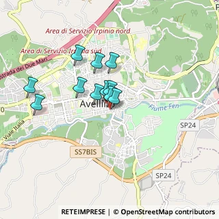 Mappa Via Berardi Generale, 83100 Avellino AV, Italia (0.69273)