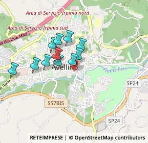 Mappa Via Generale Berardi, 83100 Avellino AV, Italia (0.73909)