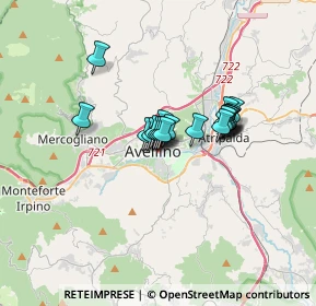 Mappa Via Generale Berardi, 83100 Avellino AV, Italia (2.2725)