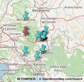 Mappa Via Generale Berardi, 83100 Avellino AV, Italia (7.35375)