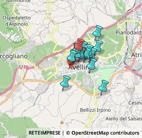 Mappa Via Vincenzo Cotone, 83100 Avellino AV, Italia (0.98529)