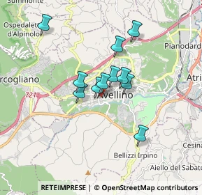 Mappa Via Vincenzo Cotone, 83100 Avellino AV, Italia (1.37364)