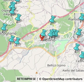Mappa Via Vincenzo Cotone, 83100 Avellino AV, Italia (2.95824)