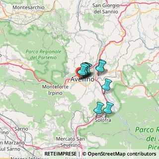 Mappa Via Vincenzo Cotone, 83100 Avellino AV, Italia (3.60091)