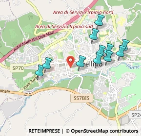 Mappa Via Vincenzo Cotone, 83100 Avellino AV, Italia (1.01182)