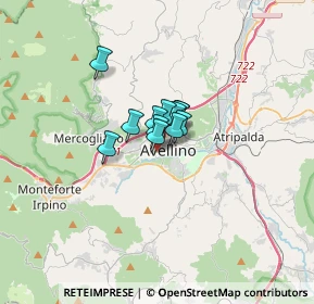 Mappa Via Vincenzo Cotone, 83100 Avellino AV, Italia (1.4275)