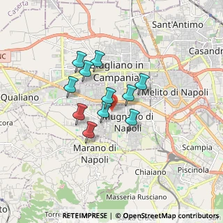 Mappa Via Raffaele Granata, 80018 Mugnano di Napoli NA, Italia (1.34455)