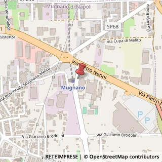 Mappa Via Nuova Metropolitana, 1, 80018 Mugnano di Napoli, Napoli (Campania)