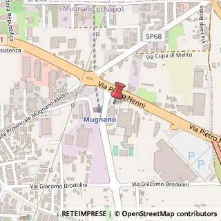 Mappa Via Pietro Nenni, 32, 80018 Mugnano di Napoli, Napoli (Campania)