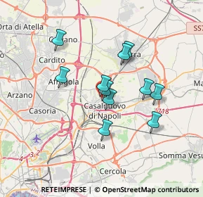 Mappa Via San Giacomo, 80013 Casalnuovo di Napoli NA, Italia (3.02182)