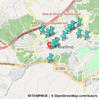 Mappa Via Guglielmo Marconi, 83100 Avellino AV, Italia (0.86667)