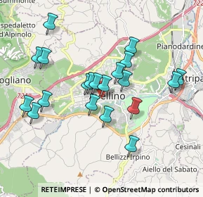 Mappa Via Ferdinando Iannaccone, 83100 Avellino AV, Italia (1.8515)