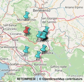 Mappa Via Ferdinando Iannaccone, 83100 Avellino AV, Italia (7.23813)