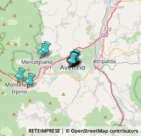 Mappa Via Ferdinando Iannaccone, 83100 Avellino AV, Italia (1.7375)