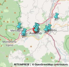 Mappa Via Ferdinando Iannaccone, 83100 Avellino AV, Italia (2.18)