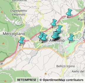 Mappa Via Raffaele Perrottelli, 83100 Avellino AV, Italia (1.37615)