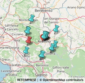 Mappa Via Raffaele Perrottelli, 83100 Avellino AV, Italia (8.92947)