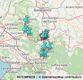 Mappa Via Raffaele Perrottelli, 83100 Avellino AV, Italia (9.07455)