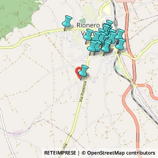 Mappa Via degli Scalpellini, 85028 Rionero In Vulture PZ, Italia (1.119)