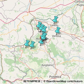 Mappa Via degli Scalpellini, 85028 Rionero In Vulture PZ, Italia (8.44818)